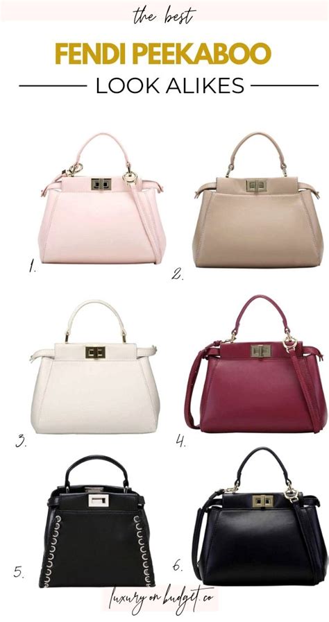 fendi peekaboo bag dupe|fendi peekaboo price euro.